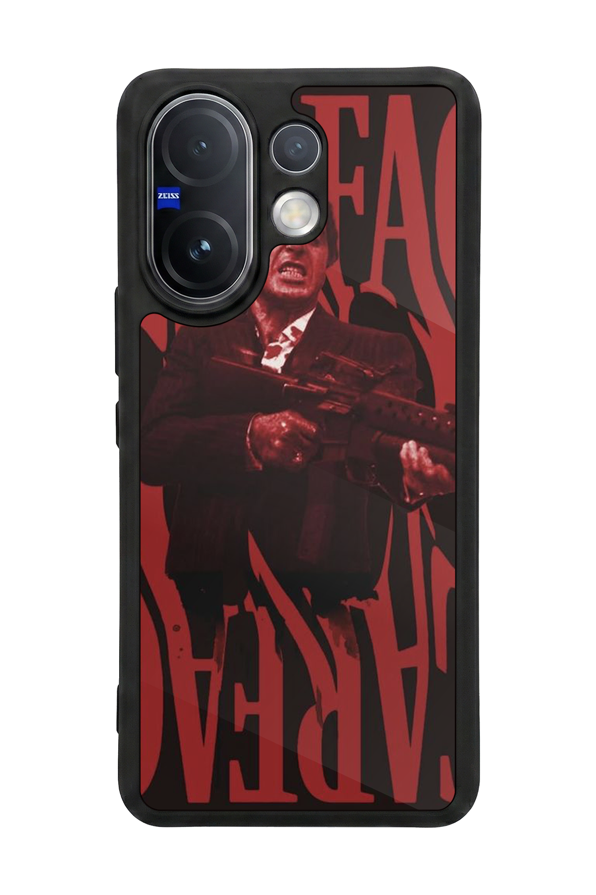 Vivo V60 Uyumlu Scarface Tasarımlı Glossy Premium Kılıf
