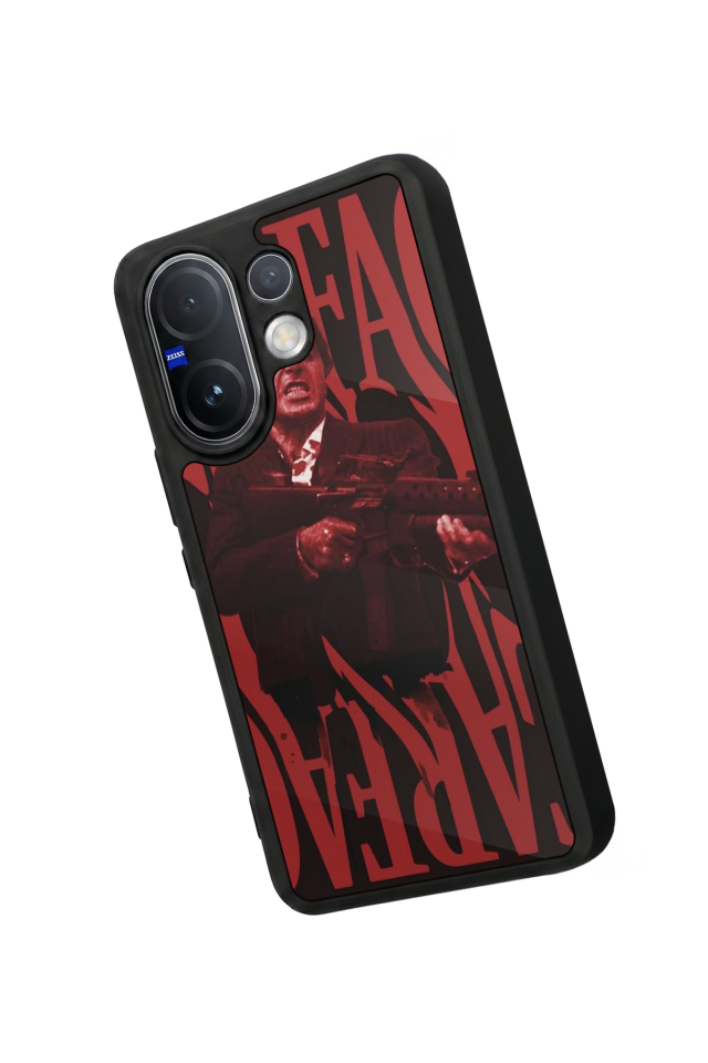 Vivo V60 Uyumlu Scarface Tasarımlı Glossy Premium Kılıf