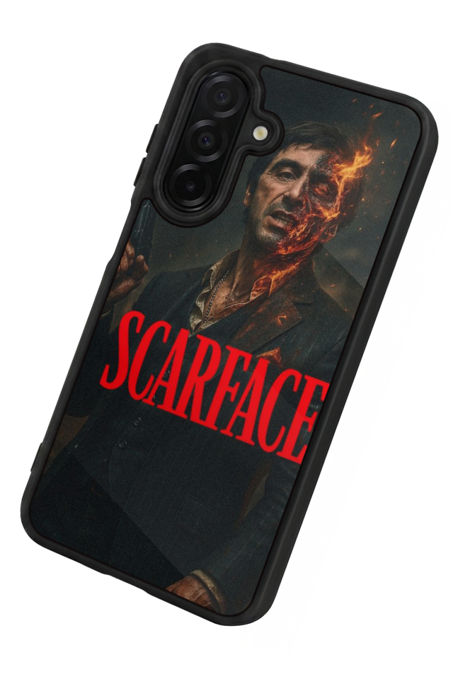 Samsung Galaxy A56 Uyumlu Scarface Tasarımlı Glossy Premium Kılıf