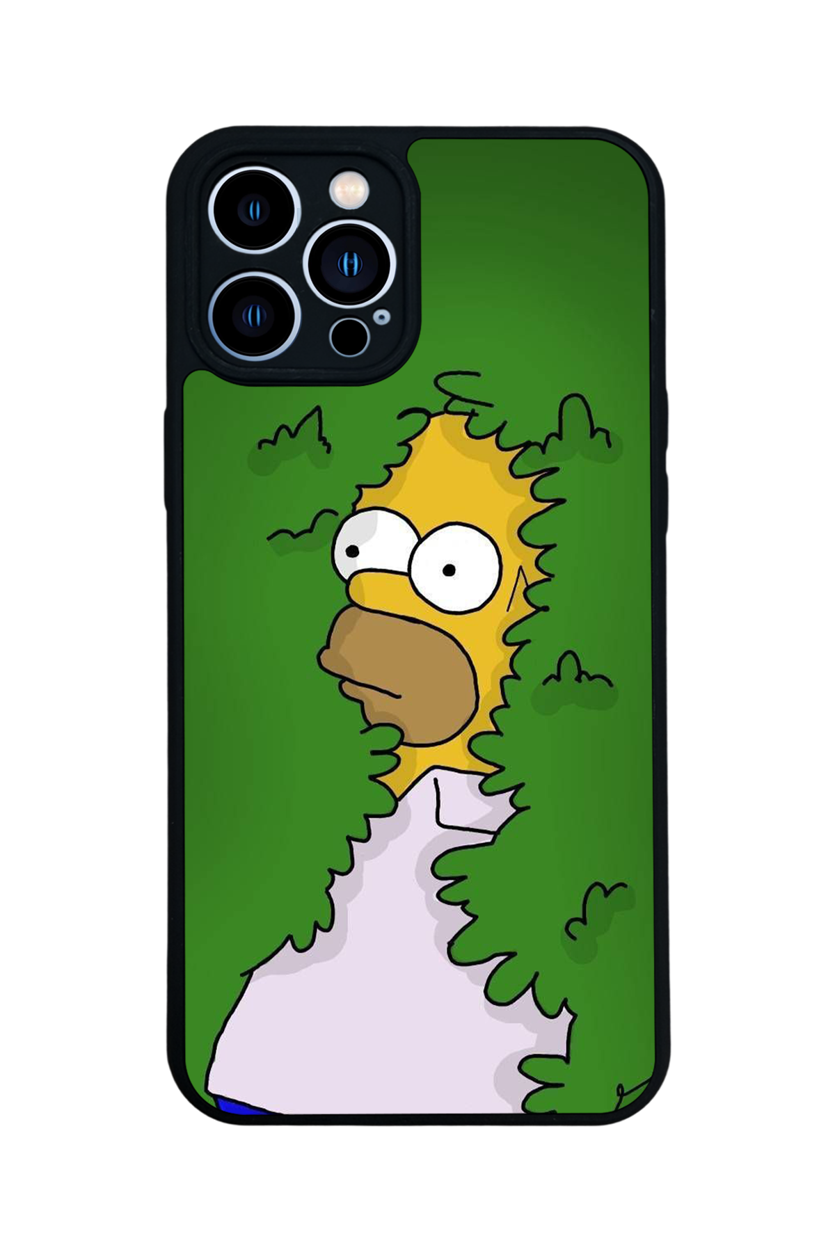 iPhone 12 Pro Max Uyumlu The Simpsons Tasarımlı Glossy Premium Kılıf