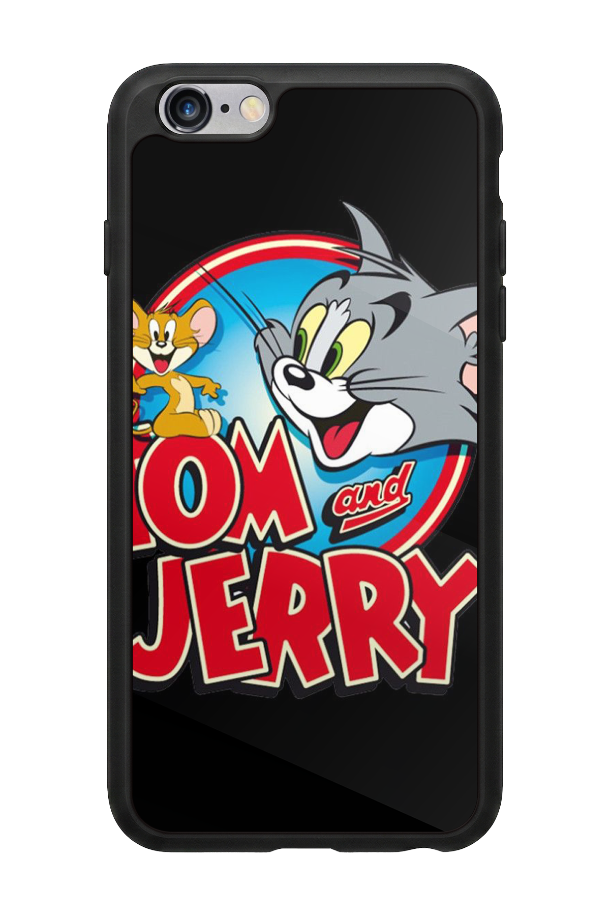 iPhone 6s Plus Uyumlu Tom And Jerry Tasarımlı Glossy Premium Kılıf