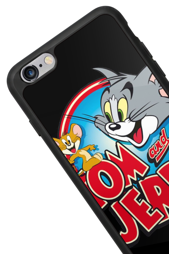 iPhone 6s Plus Uyumlu Tom And Jerry Tasarımlı Glossy Premium Kılıf