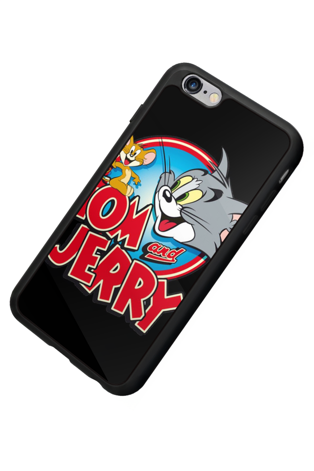 iPhone 6s Plus Uyumlu Tom And Jerry Tasarımlı Glossy Premium Kılıf