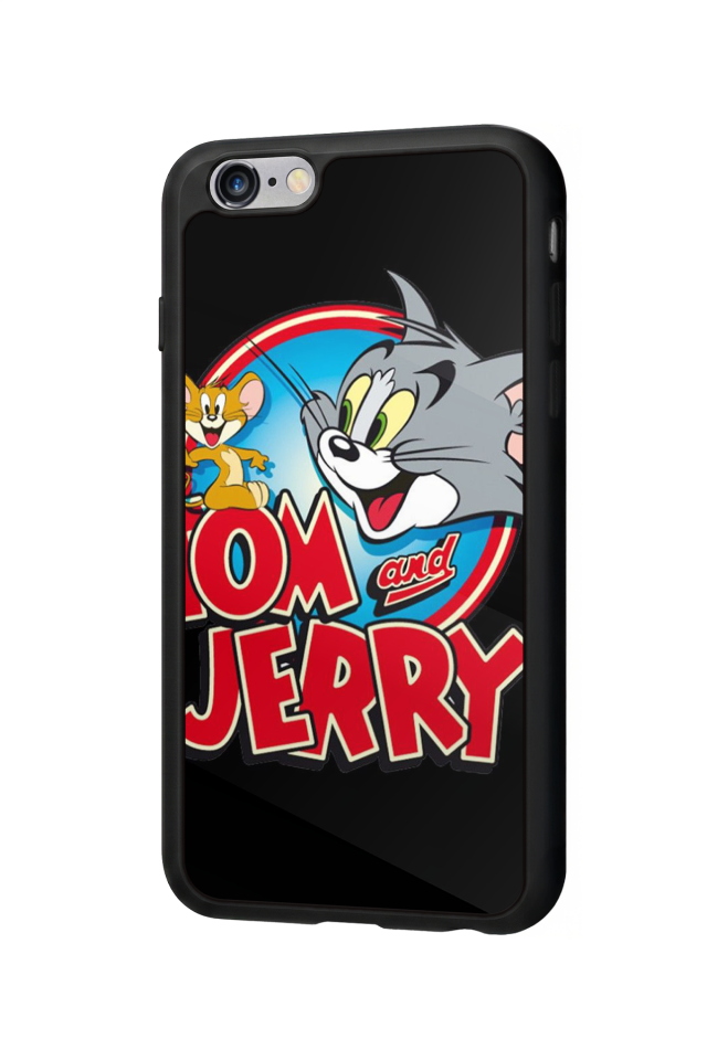 iPhone 6s Plus Uyumlu Tom And Jerry Tasarımlı Glossy Premium Kılıf