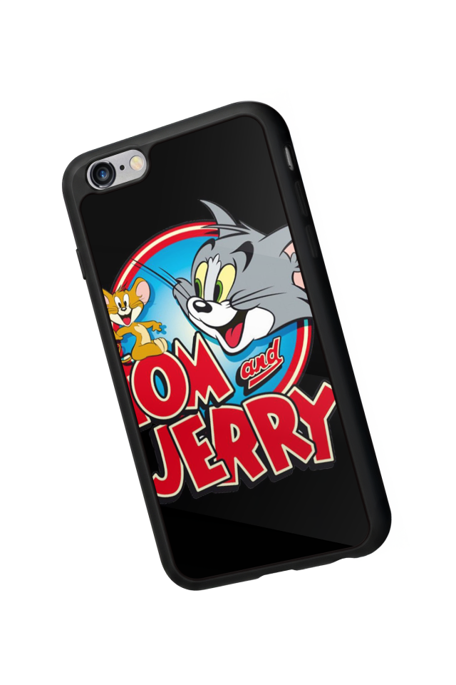 iPhone 6s Plus Uyumlu Tom And Jerry Tasarımlı Glossy Premium Kılıf
