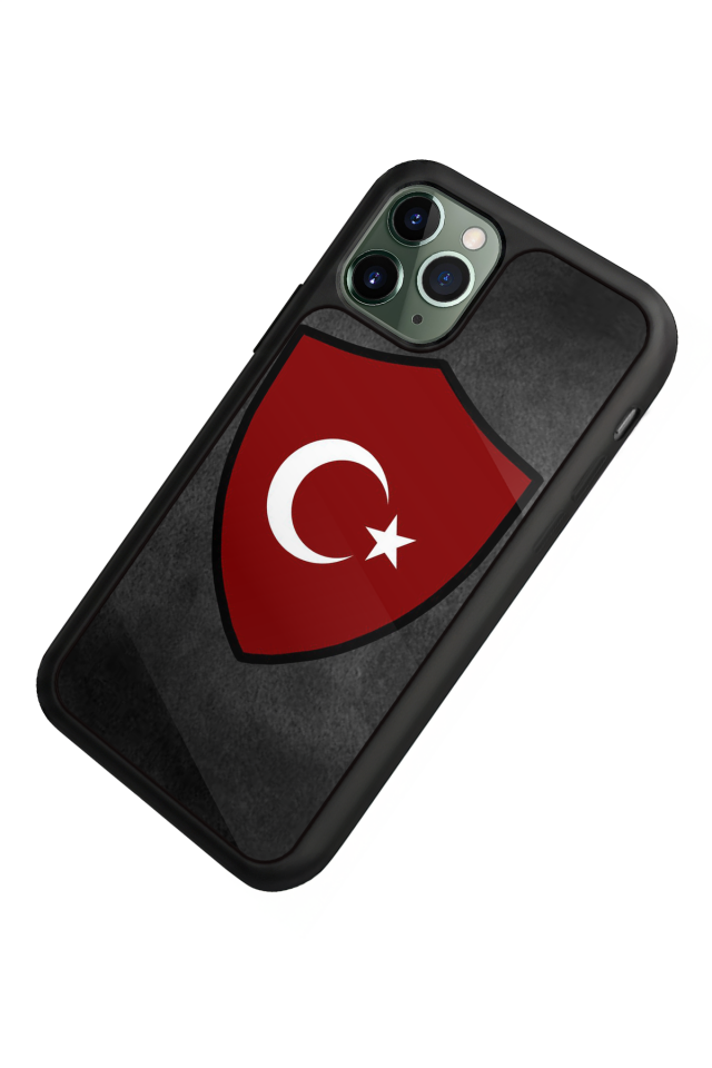 iPhone 11 Pro Uyumlu Türk Bayragi Tasarımlı Glossy Premium Kılıf
