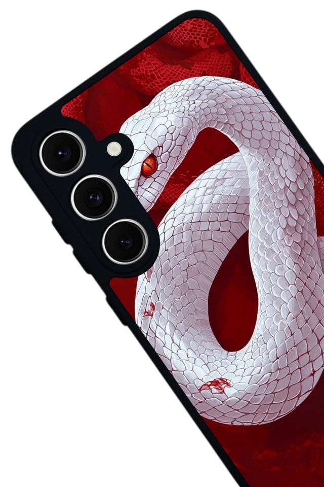 Samsung Galaxy A16 Uyumlu Yılan Tasarımlı Glossy Premium Kılıf