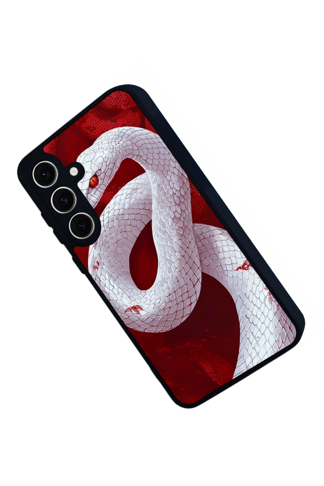 Samsung Galaxy A16 Uyumlu Yılan Tasarımlı Glossy Premium Kılıf