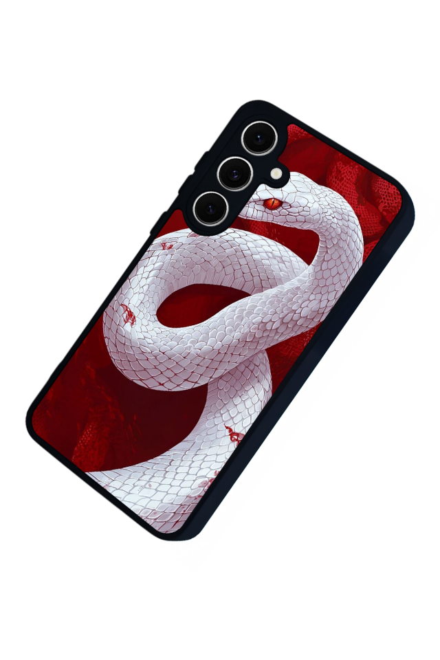 Samsung Galaxy A16 Uyumlu Yılan Tasarımlı Glossy Premium Kılıf