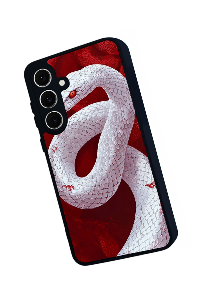 Samsung Galaxy A16 Uyumlu Yılan Tasarımlı Glossy Premium Kılıf