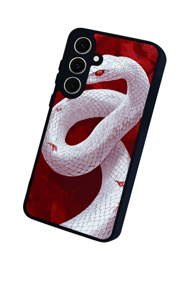 Samsung Galaxy A16 Uyumlu Yılan Tasarımlı Glossy Premium Kılıf