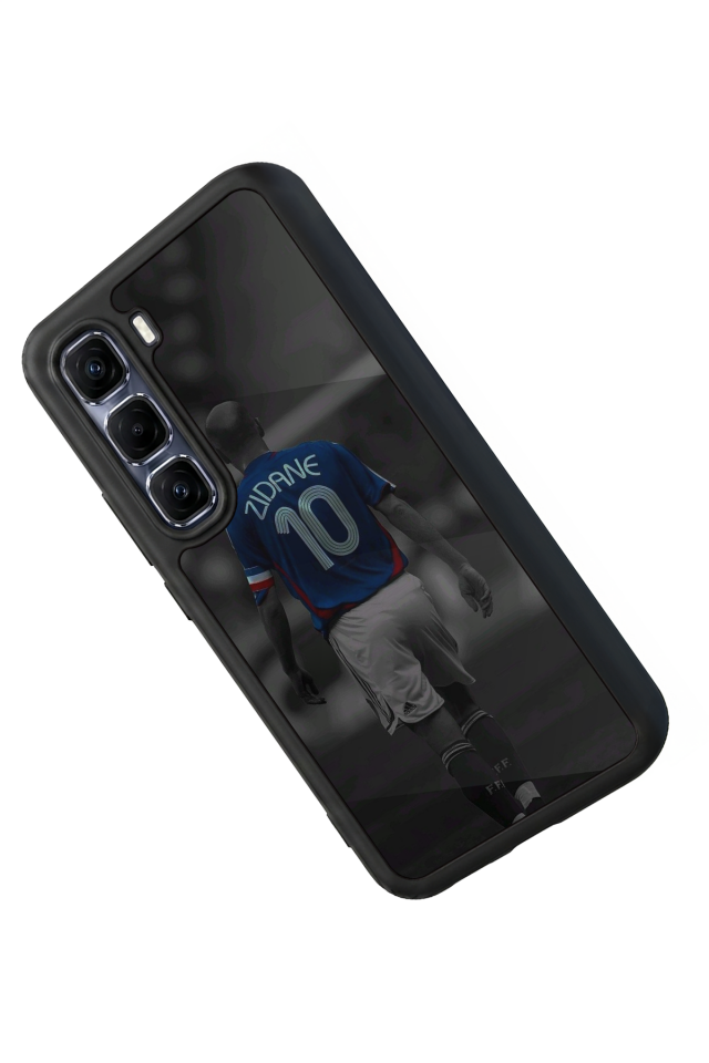 Infinix Hot 60 Pro Plus Uyumlu Zidane Tasarımlı Glossy Premium Kılıf