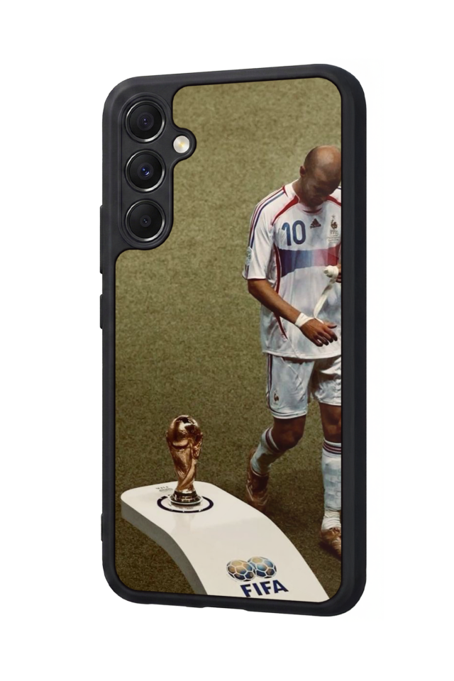 Samsung Galaxy A34 Uyumlu Zidane Tasarımlı Glossy Premium Kılıf