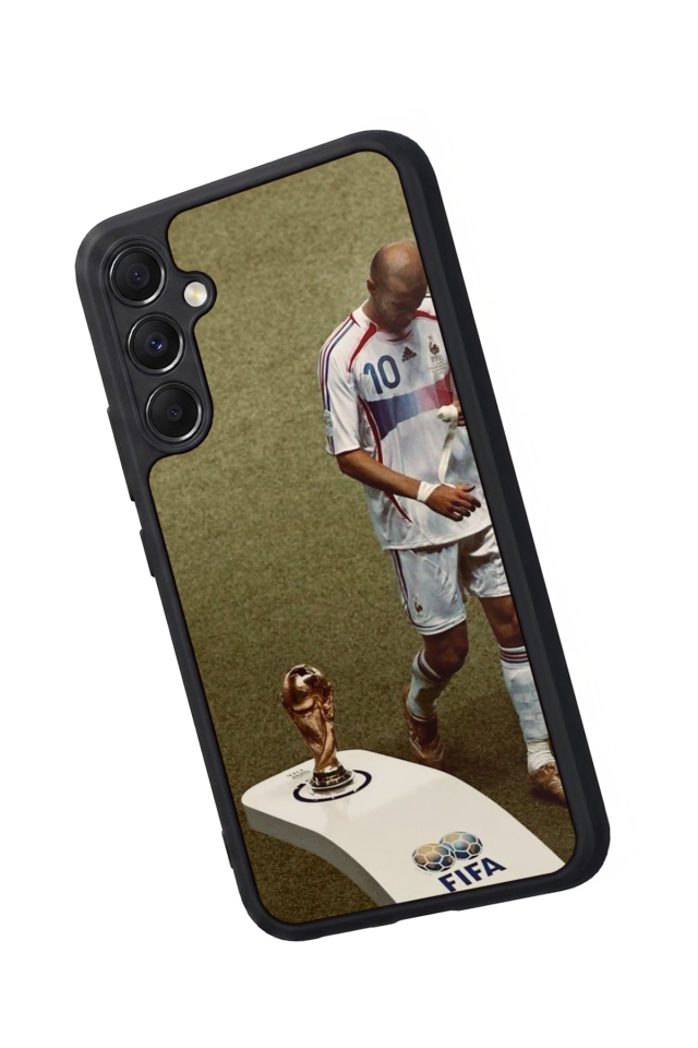 Samsung Galaxy A34 Uyumlu Zidane Tasarımlı Glossy Premium Kılıf