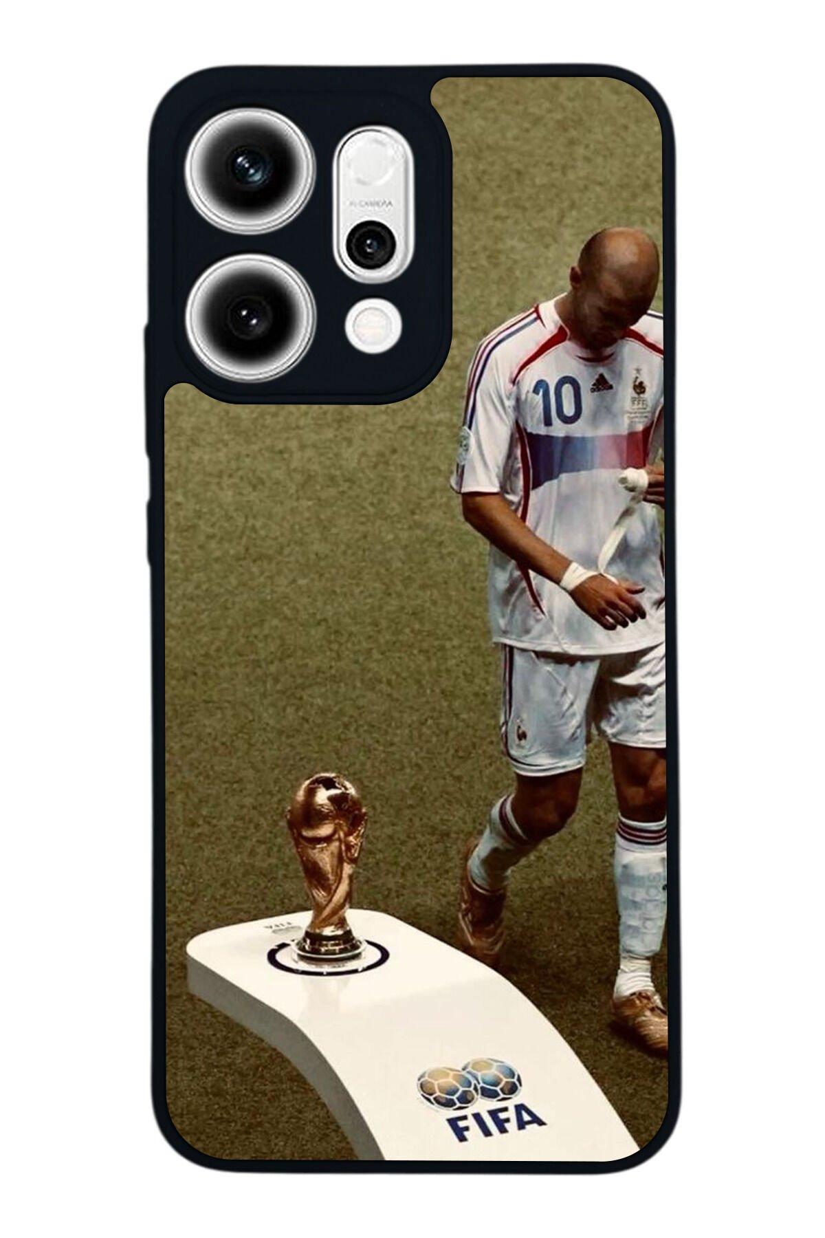 Oppo Reno 14 Uyumlu Zidane Tasarımlı Glossy Premium Kılıf