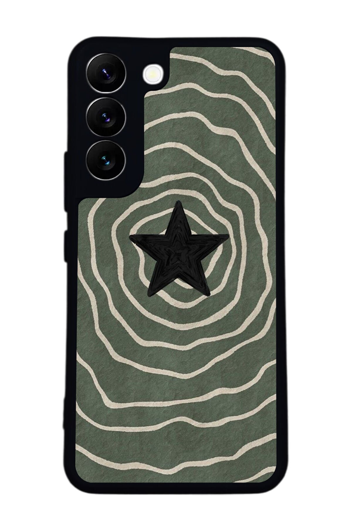 Samsung Galaxy S22 Uyumlu Retro Yildizlar Tasarımlı Glossy Premium Kılıf