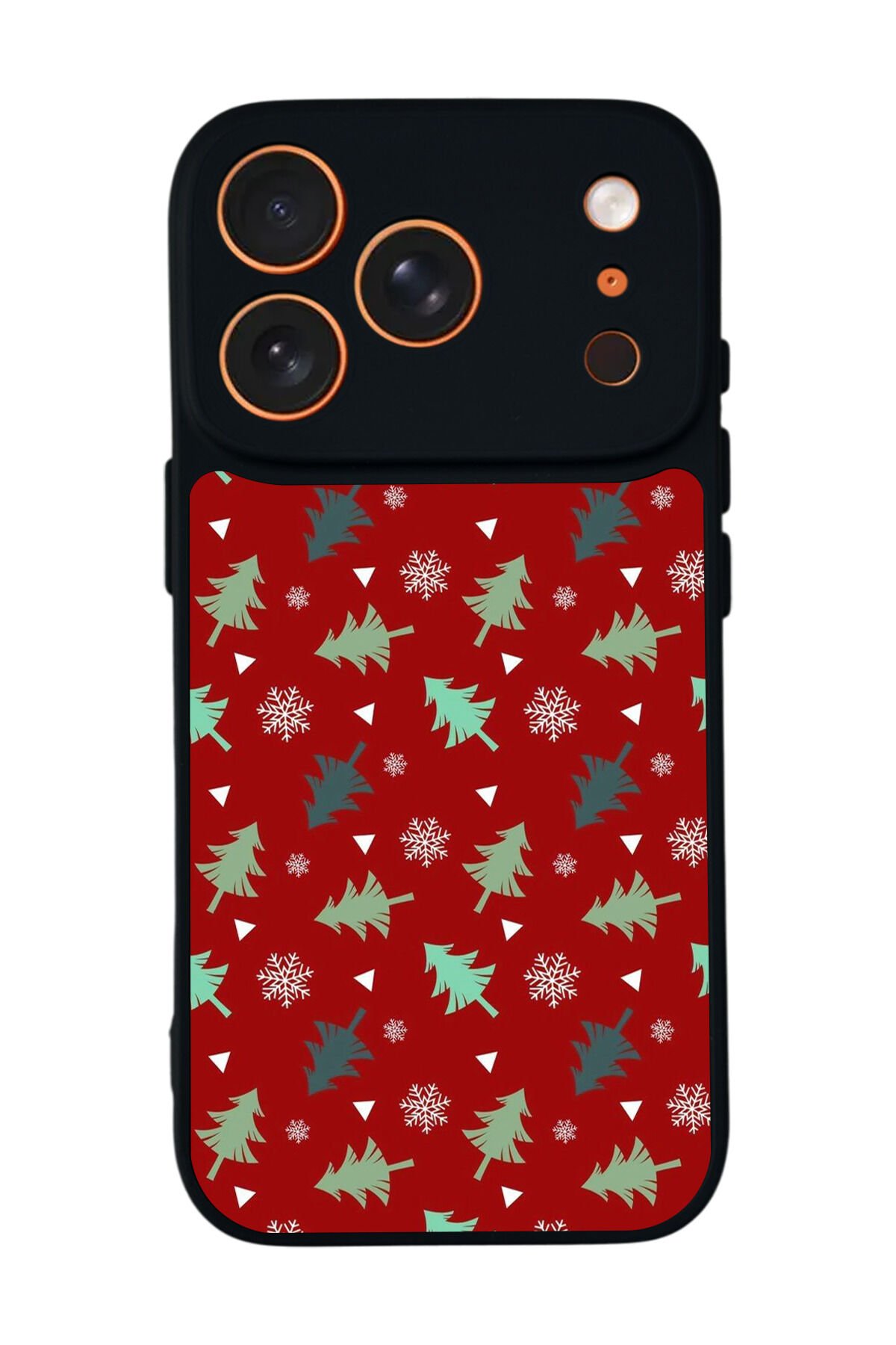 iPhone 17 Pro Max Uyumlu Yilbasi Christmas Tasarımlı Glossy Premium Kılıf