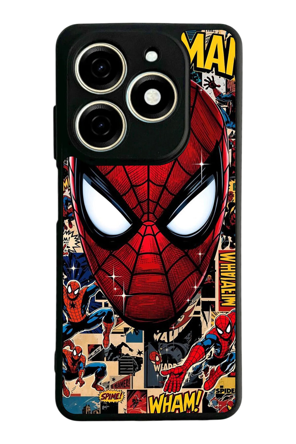 Infınıx Smart 8 Pro Uyumlu Spider Man ( Örümcek Adam ) Tasarımlı Glossy Premium Kılıf