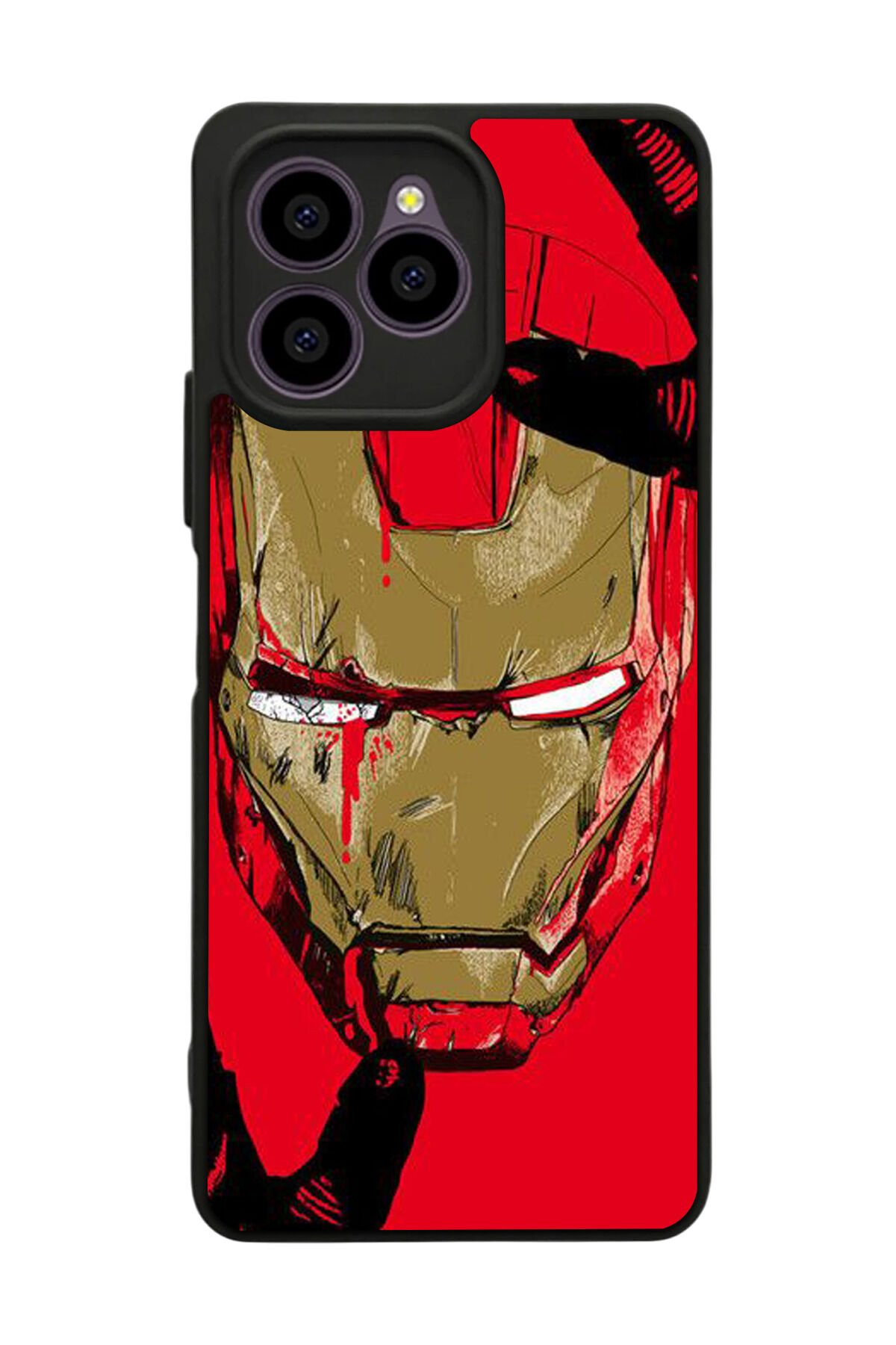 Omix X6 Uyumlu Iron Man ( Demir Adam ) Tasarımlı Glossy Premium Kılıf