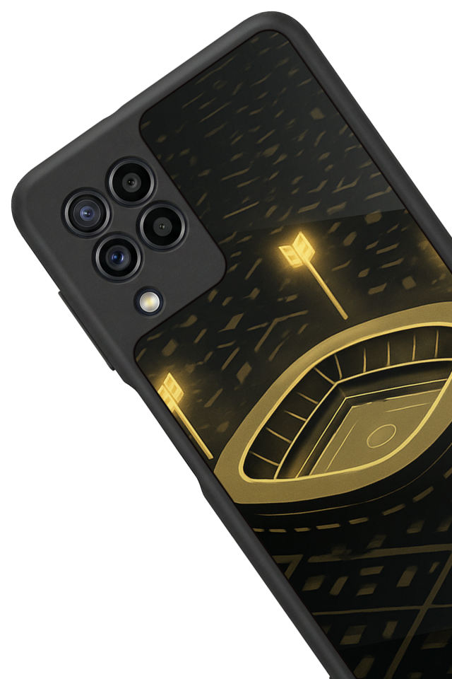 Samsung Galaxy M32 Uyumlu Aslan Tasarımlı Glossy Premium Kılıf