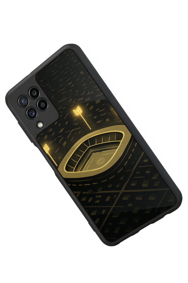 Samsung Galaxy M32 Uyumlu Aslan Tasarımlı Glossy Premium Kılıf