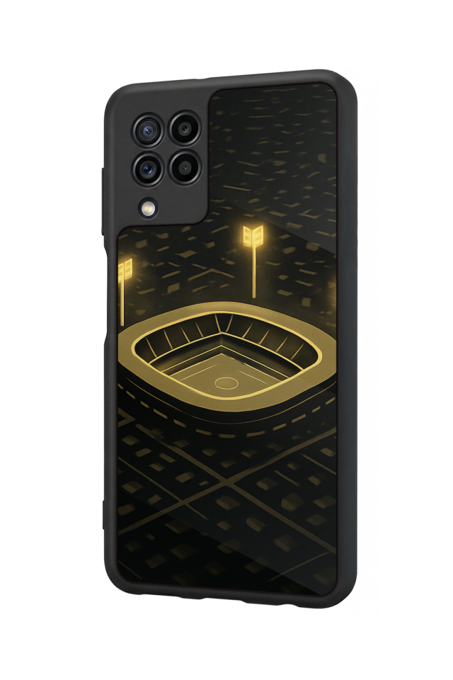 Samsung Galaxy M32 Uyumlu Aslan Tasarımlı Glossy Premium Kılıf