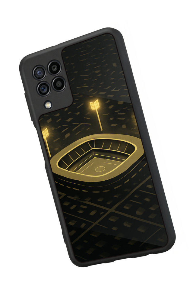 Samsung Galaxy M32 Uyumlu Aslan Tasarımlı Glossy Premium Kılıf