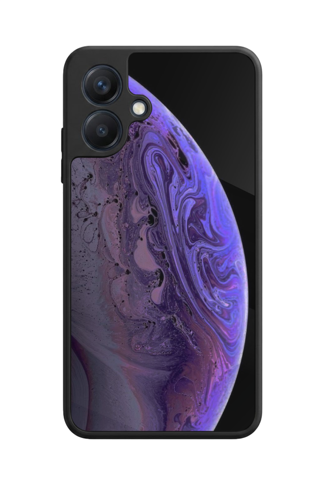 Samsung Galaxy A07 Uyumlu Ay Tasarımlı Glossy Premium Kılıf