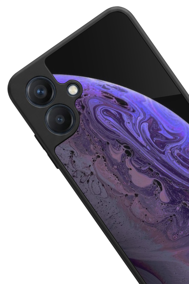 Samsung Galaxy A07 Uyumlu Ay Tasarımlı Glossy Premium Kılıf