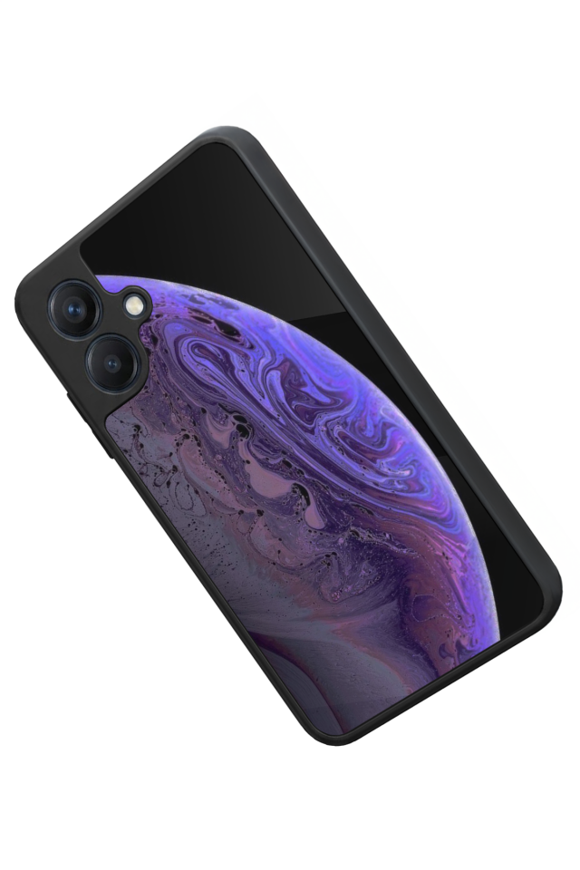 Samsung Galaxy A07 Uyumlu Ay Tasarımlı Glossy Premium Kılıf