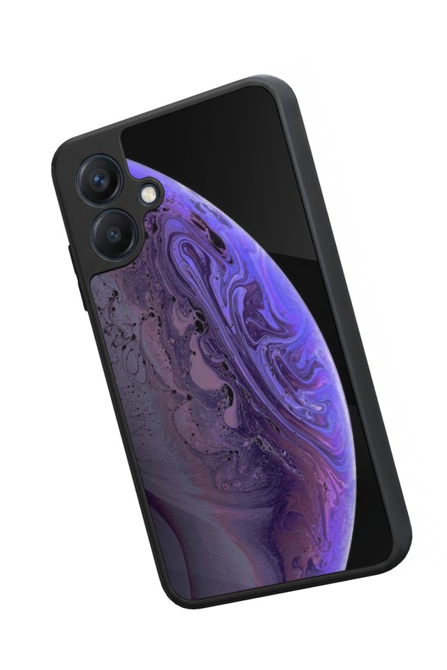 Samsung Galaxy A07 Uyumlu Ay Tasarımlı Glossy Premium Kılıf