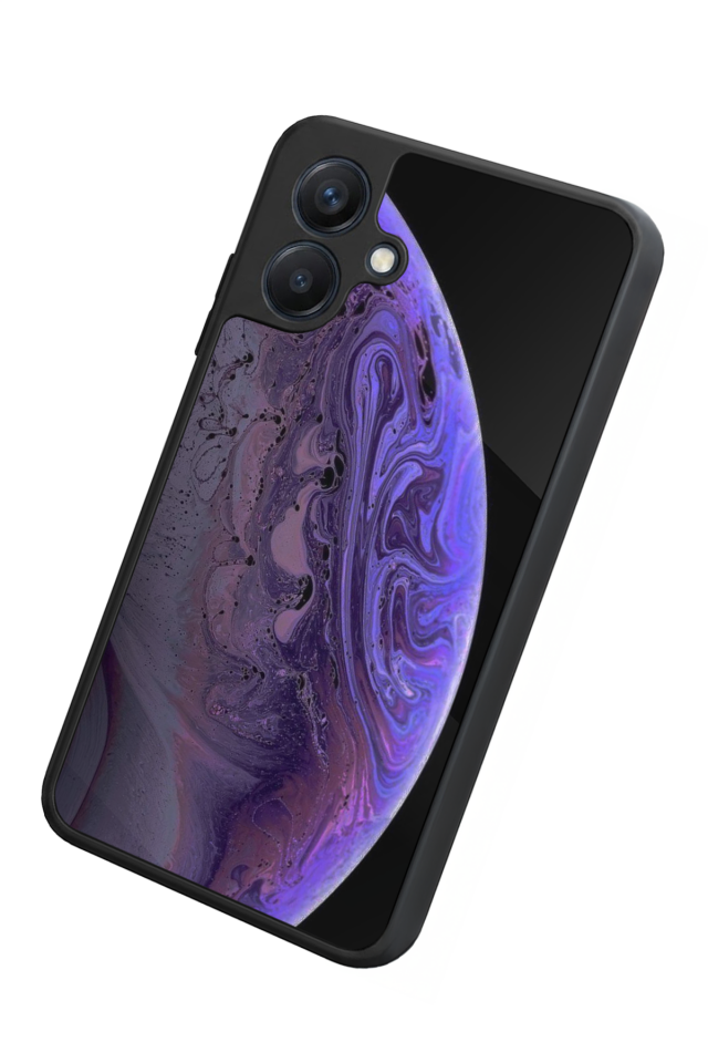 Samsung Galaxy A07 Uyumlu Ay Tasarımlı Glossy Premium Kılıf