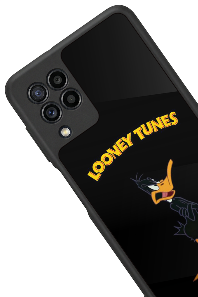 Samsung Galaxy M22 Uyumlu Daffy duck Tasarımlı Glossy Premium Kılıf