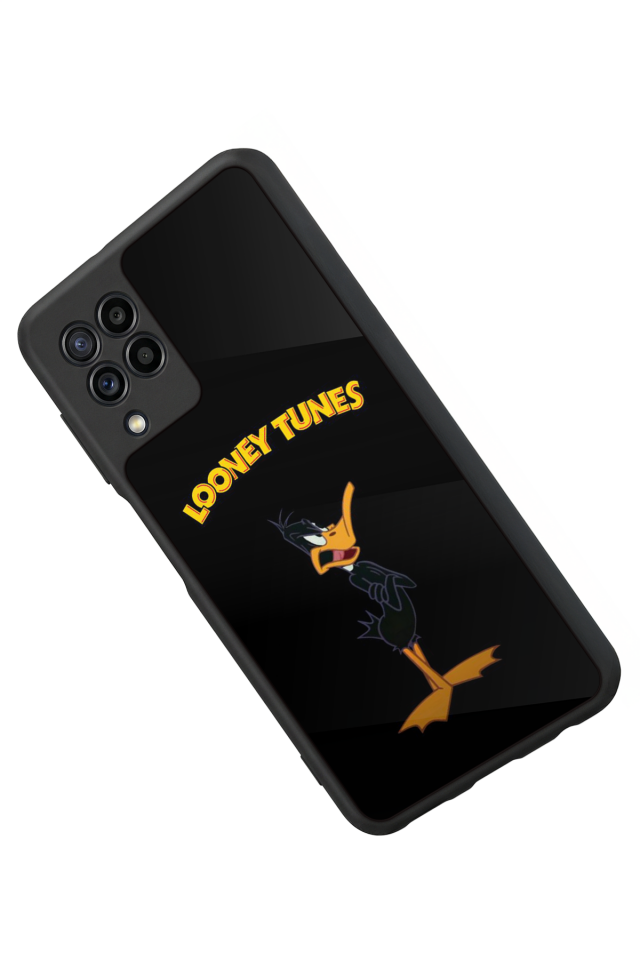 Samsung Galaxy M22 Uyumlu Daffy duck Tasarımlı Glossy Premium Kılıf