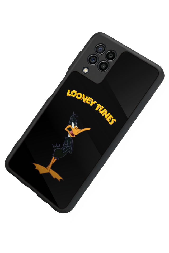Samsung Galaxy M22 Uyumlu Daffy duck Tasarımlı Glossy Premium Kılıf