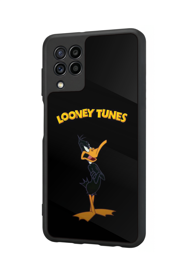 Samsung Galaxy M22 Uyumlu Daffy duck Tasarımlı Glossy Premium Kılıf