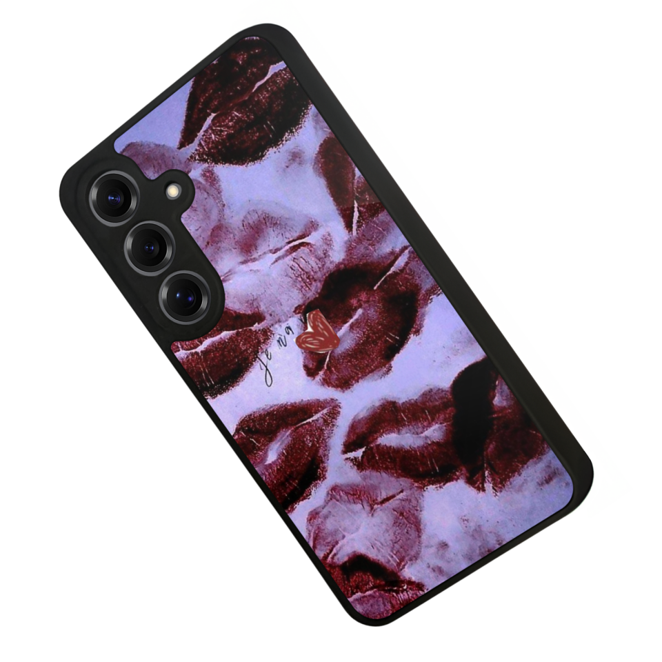 Samsung Galaxy S25 Uyumlu Dudak Tasarımlı Glossy Premium Kılıf