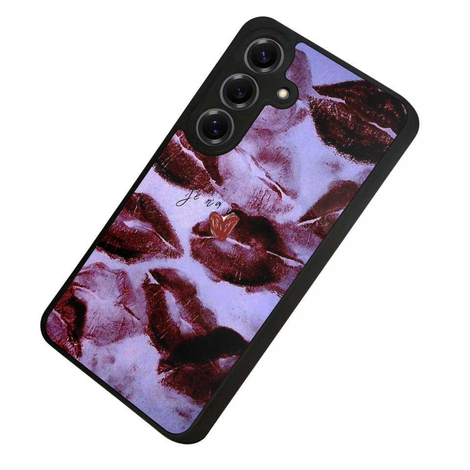 Samsung Galaxy S25 Uyumlu Dudak Tasarımlı Glossy Premium Kılıf