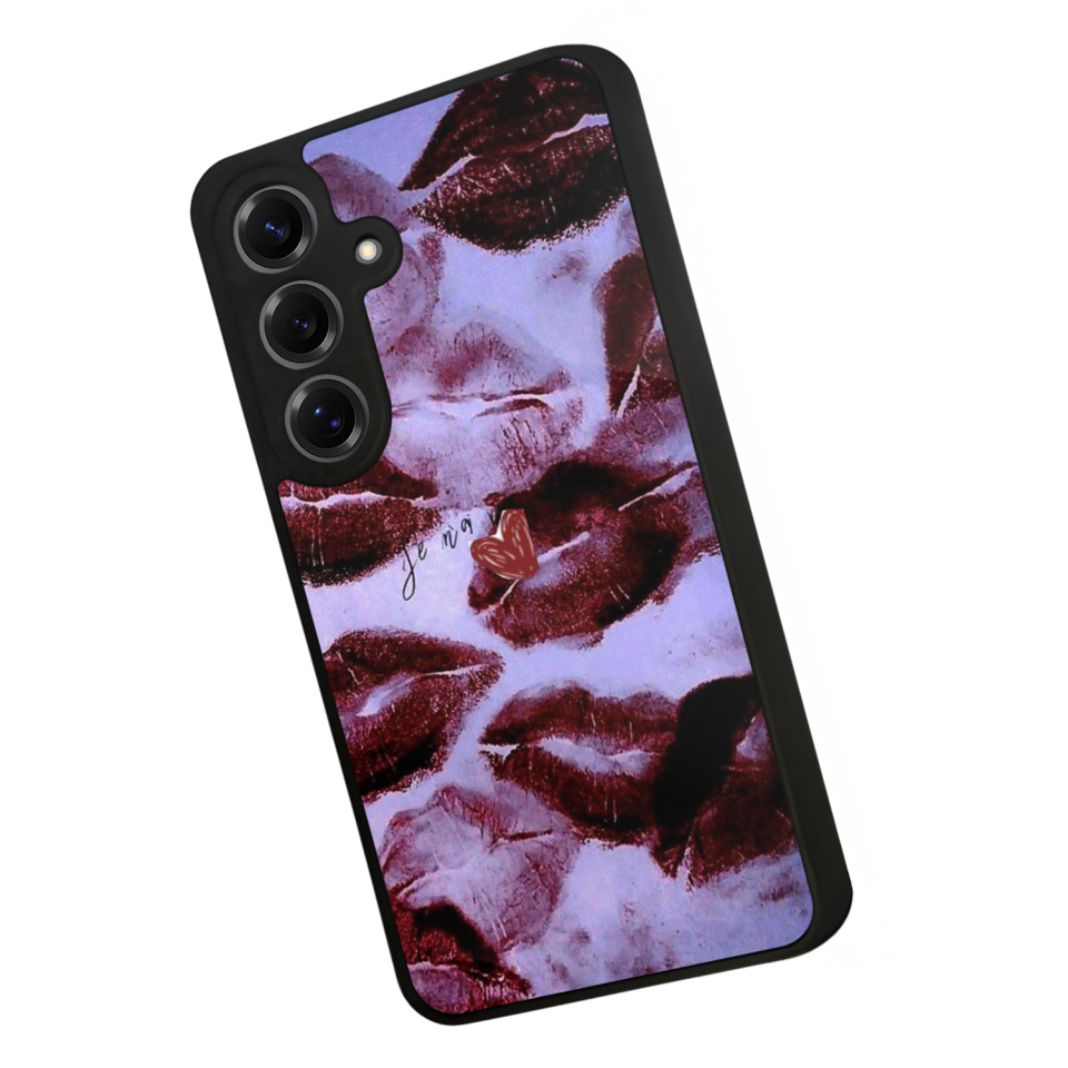 Samsung Galaxy S25 Uyumlu Dudak Tasarımlı Glossy Premium Kılıf