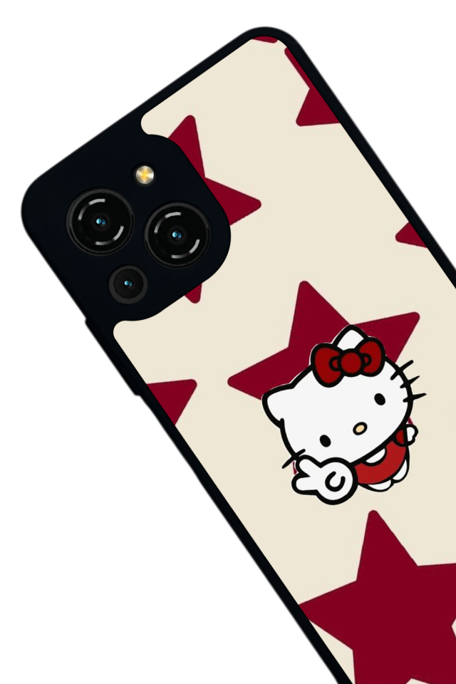 Reeder S23 Pro Max Uyumlu HelloKitty Tasarımlı Glossy Premium Kılıf