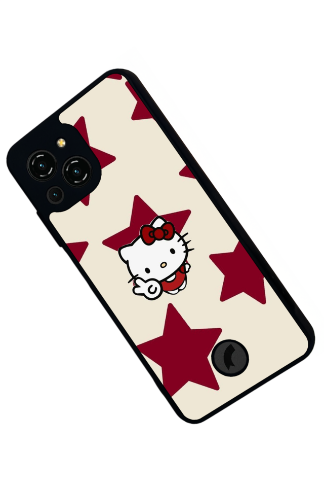 Reeder S23 Pro Max Uyumlu HelloKitty Tasarımlı Glossy Premium Kılıf