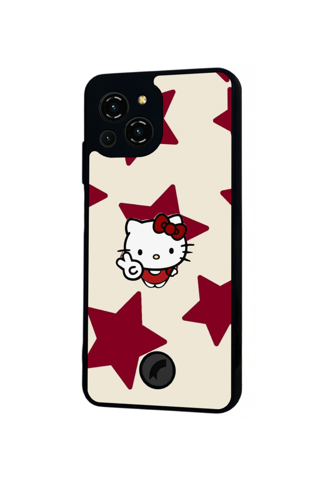 Reeder S23 Pro Max Uyumlu HelloKitty Tasarımlı Glossy Premium Kılıf