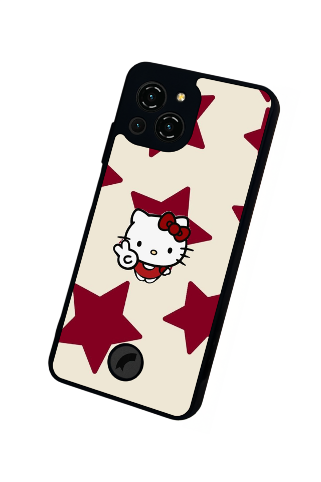 Reeder S23 Pro Max Uyumlu HelloKitty Tasarımlı Glossy Premium Kılıf