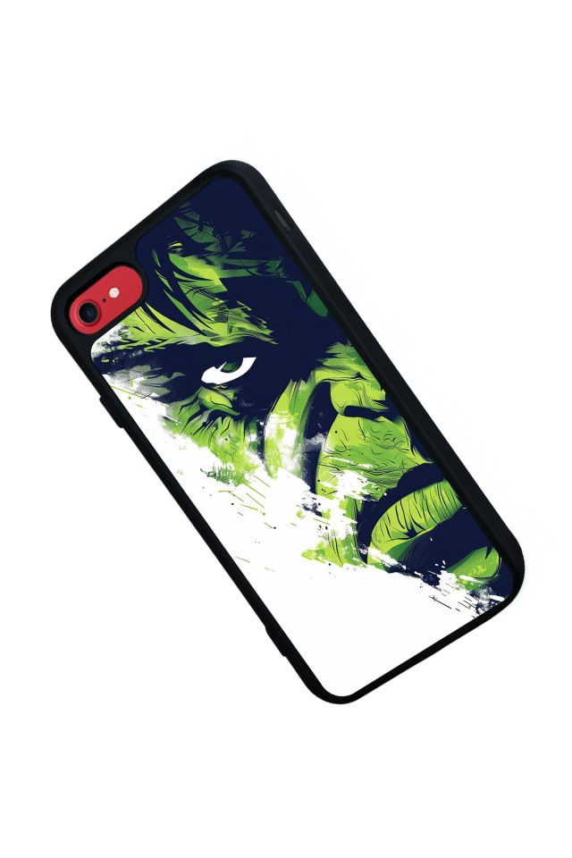 iPhone 7 Uyumlu Hulk Tasarımlı Glossy Premium Kılıf
