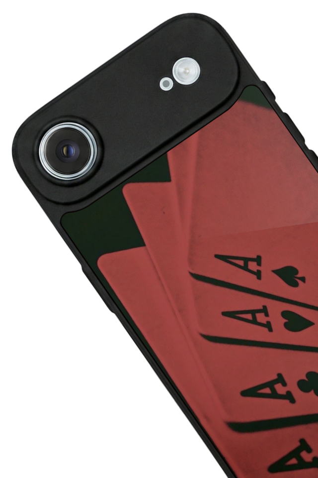 iPhone 17 Air Uyumlu Kart Tasarımlı Glossy Premium Kılıf