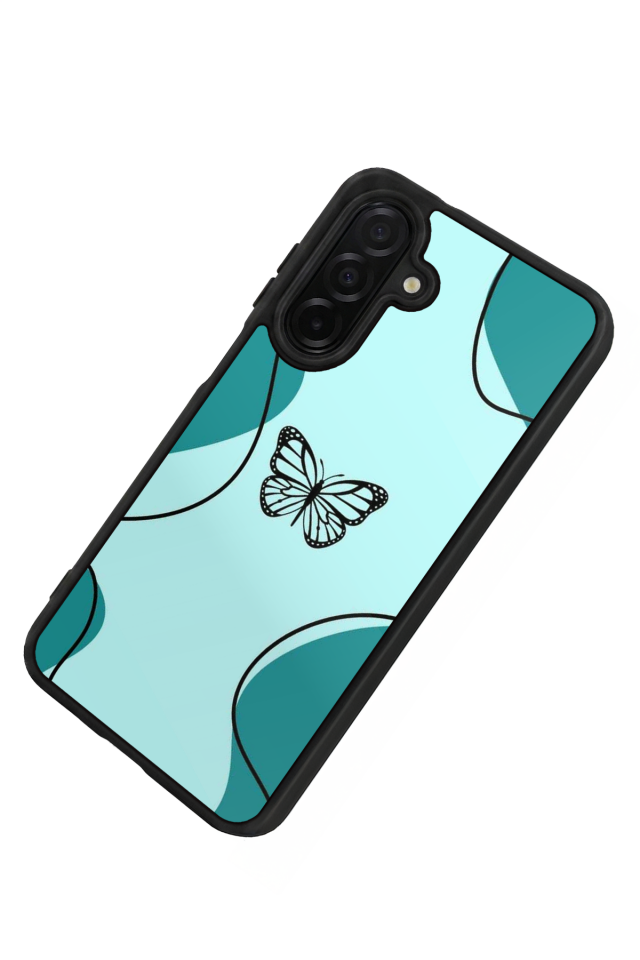 Samsung Galaxy A36 Uyumlu Kelebek Tasarımlı Glossy Premium Kılıf