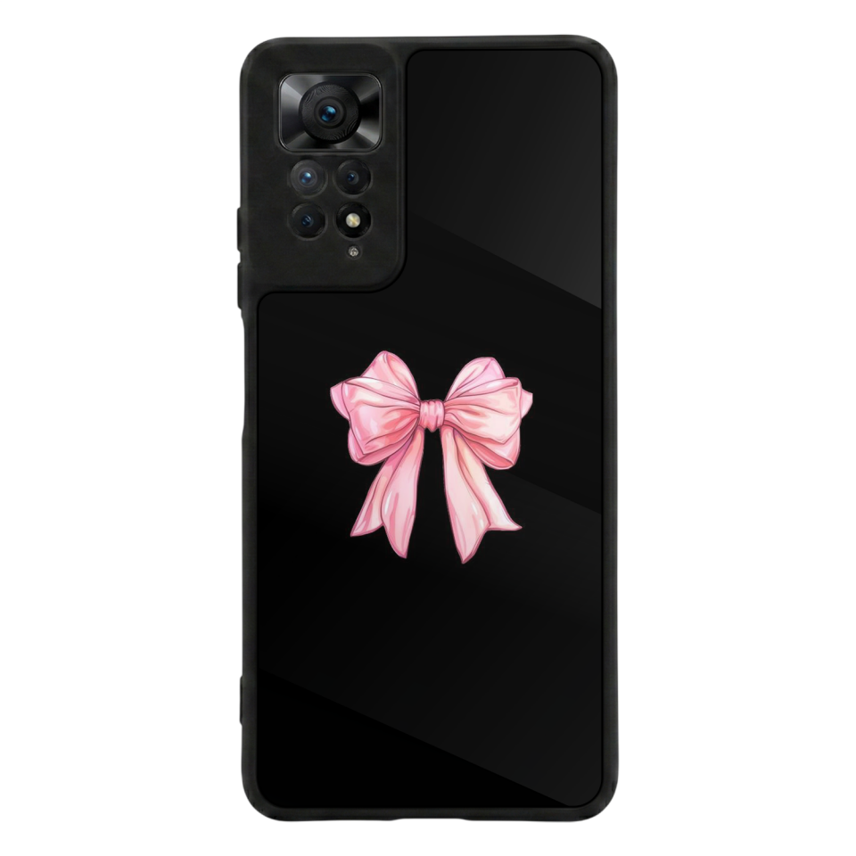 Xiaomi Redmi Note 12 Pro Uyumlu Kurdele Tasarımlı Glossy Premium Kılıf