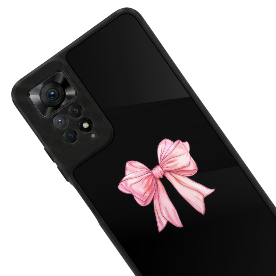 Xiaomi Redmi Note 12 Pro Uyumlu Kurdele Tasarımlı Glossy Premium Kılıf