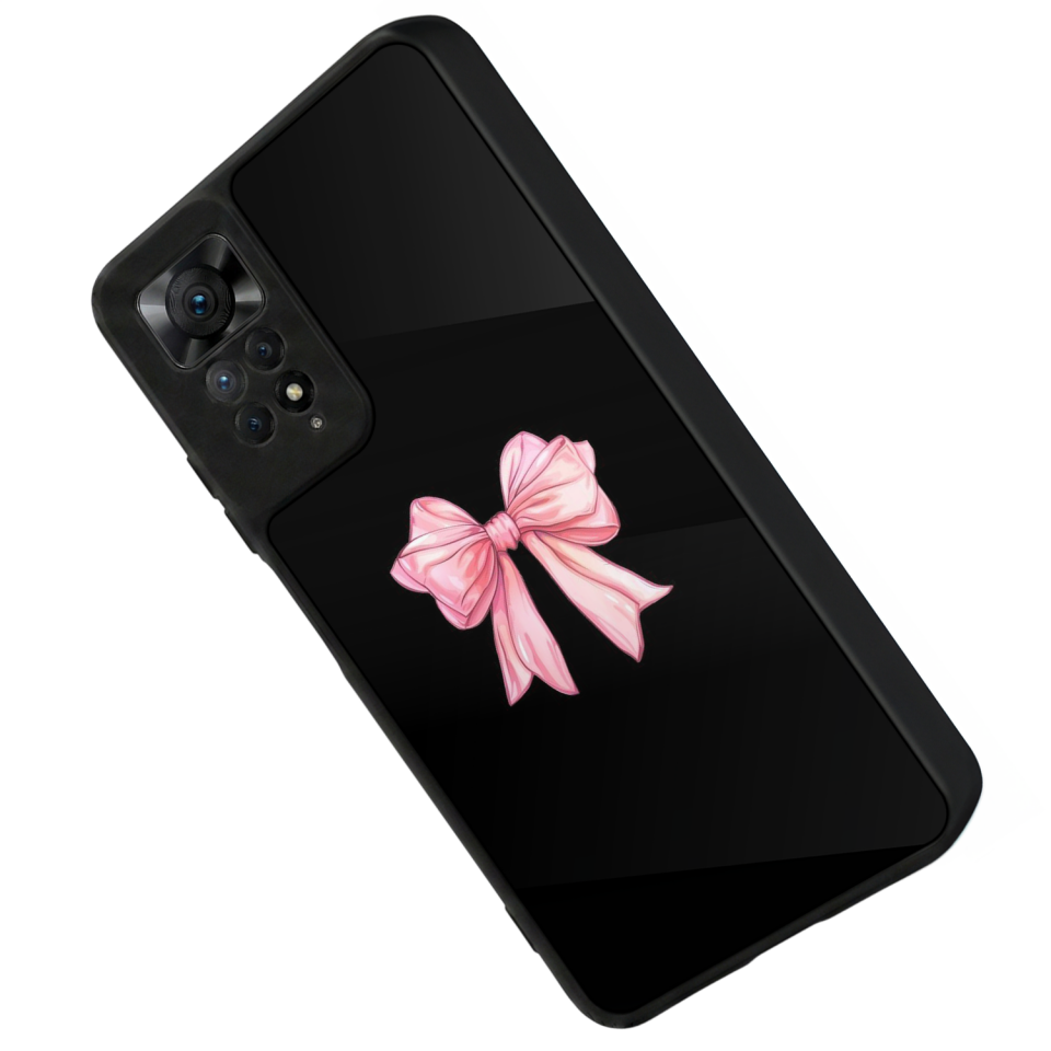 Xiaomi Redmi Note 12 Pro Uyumlu Kurdele Tasarımlı Glossy Premium Kılıf