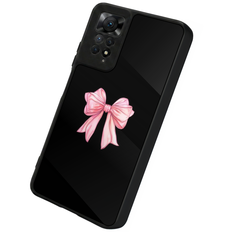 Xiaomi Redmi Note 12 Pro Uyumlu Kurdele Tasarımlı Glossy Premium Kılıf